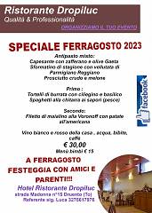 Festeggia il ferragosto con amici e parenti ristorante dropiluc